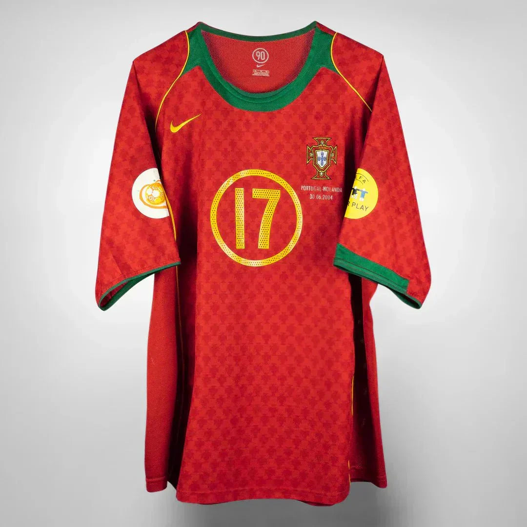 Retro Portugal Home Shirt 04/05 - FullKit image 6